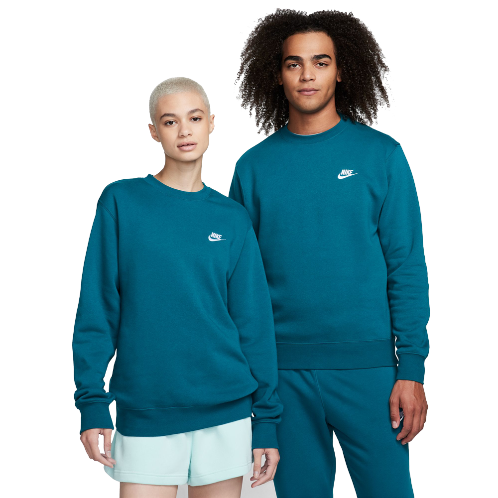 Nike men's team club fleece crew online