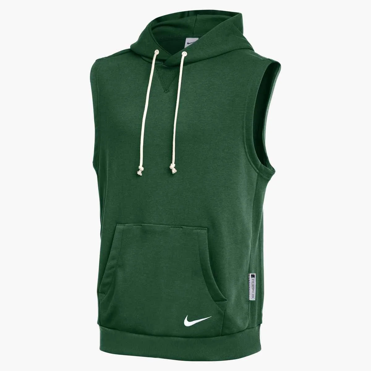 Nike Men's Standard Issue Dri-FIT Sleeveless Hoodie (Stock) Green color