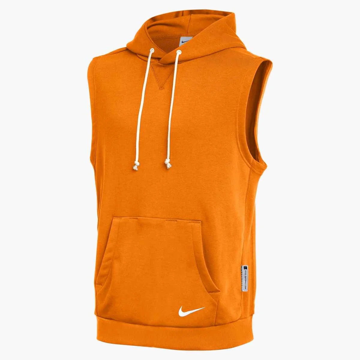 Nike Men's Standard Issue Dri-FIT Sleeveless Hoodie (Stock) Orange color 