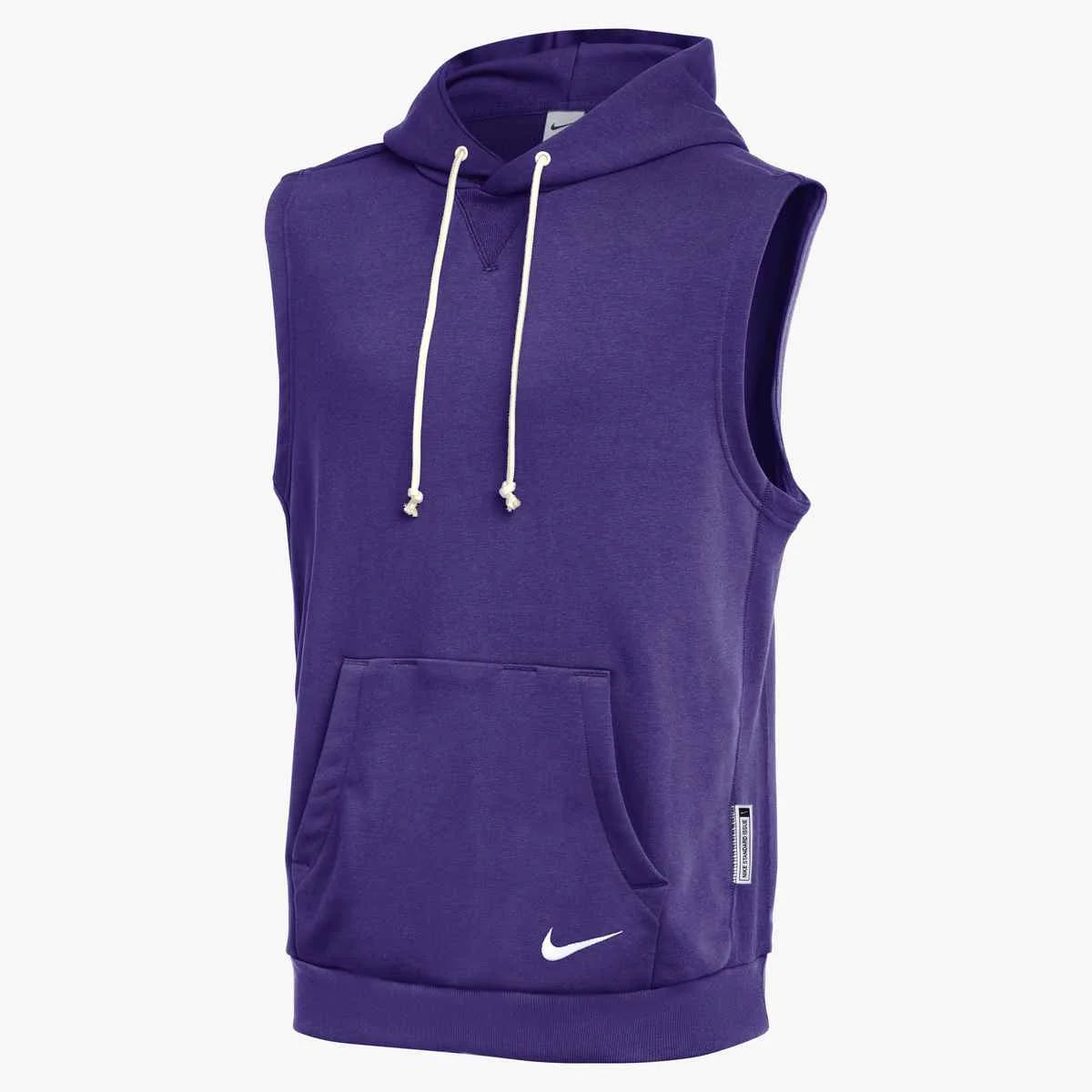 Nike Men's Standard Issue Dri-FIT Sleeveless Hoodie (Stock) Purple color