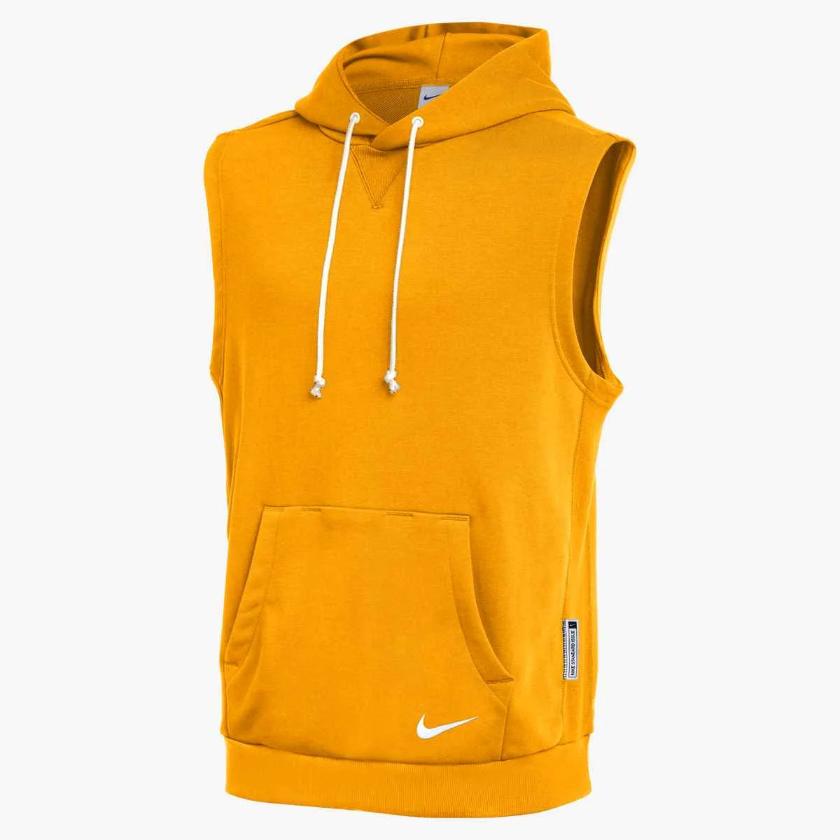 Nike Men's Standard Issue Dri-FIT Sleeveless Hoodie (Stock) Yellow color