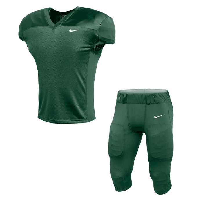 Nike Men's Stock Alpha Varsity Practice Set - Jersey And Pants Green Color