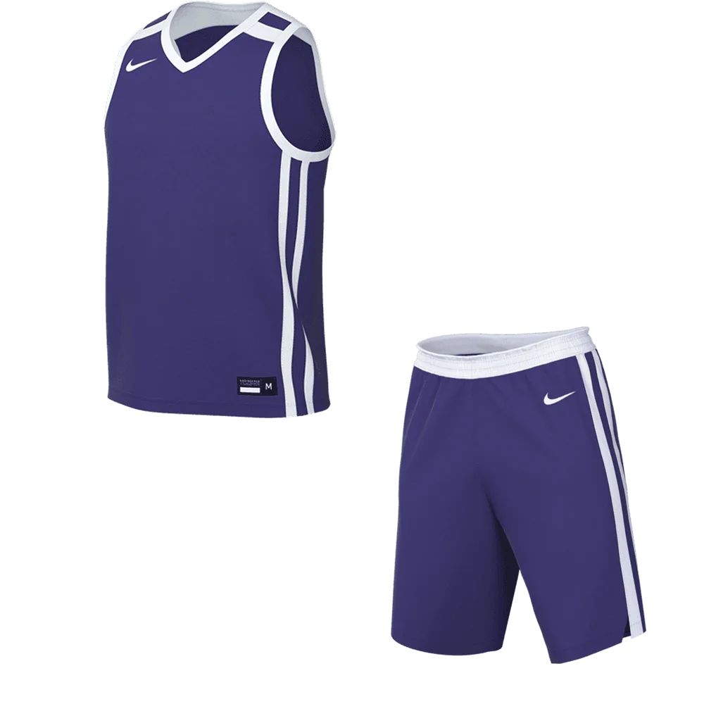 Nike Men's Stock Block Set - Jersey and Short purple  color 