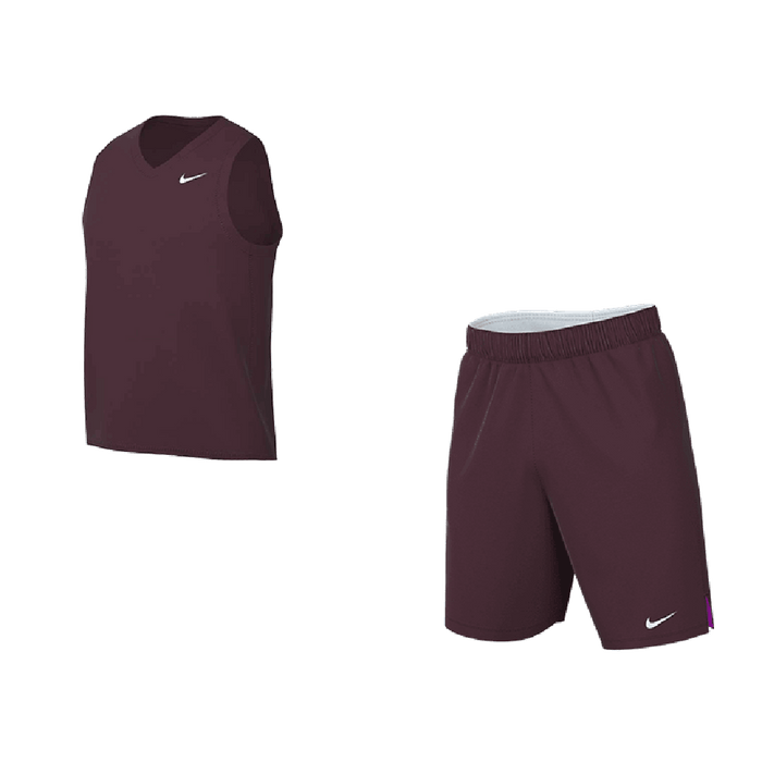 Tm Dark Maroon/Tm White