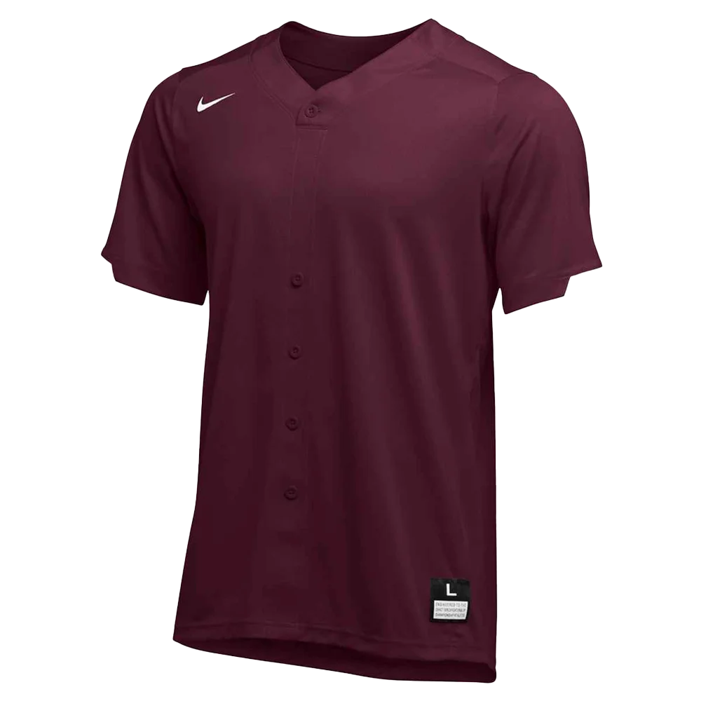 Nike Men's Stock Gapper Jersey (Standard Fit) Maroon color.