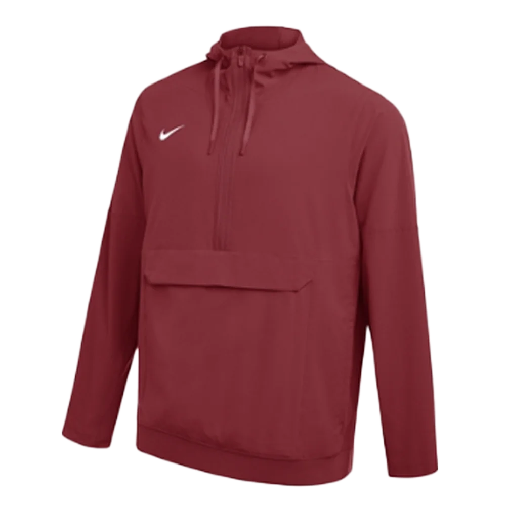 Nike Men's Team Anorak Maroon color. 