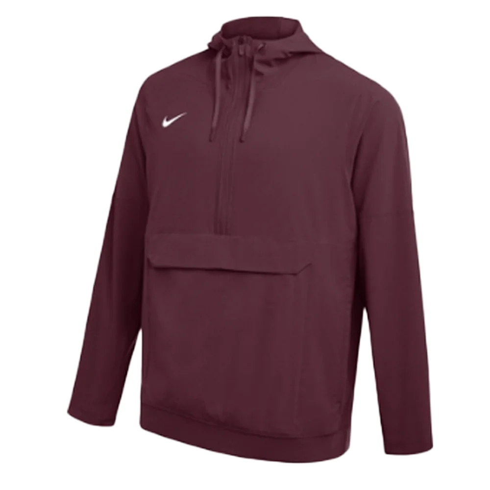 Nike Men's Team Anorak Maroon color.