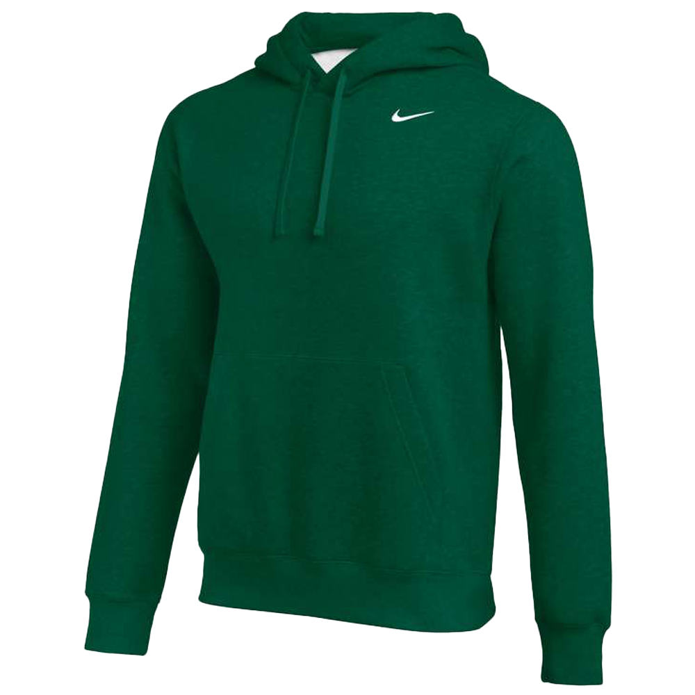 Nike Club Fleece Pullover Hoodie Dark Green XL