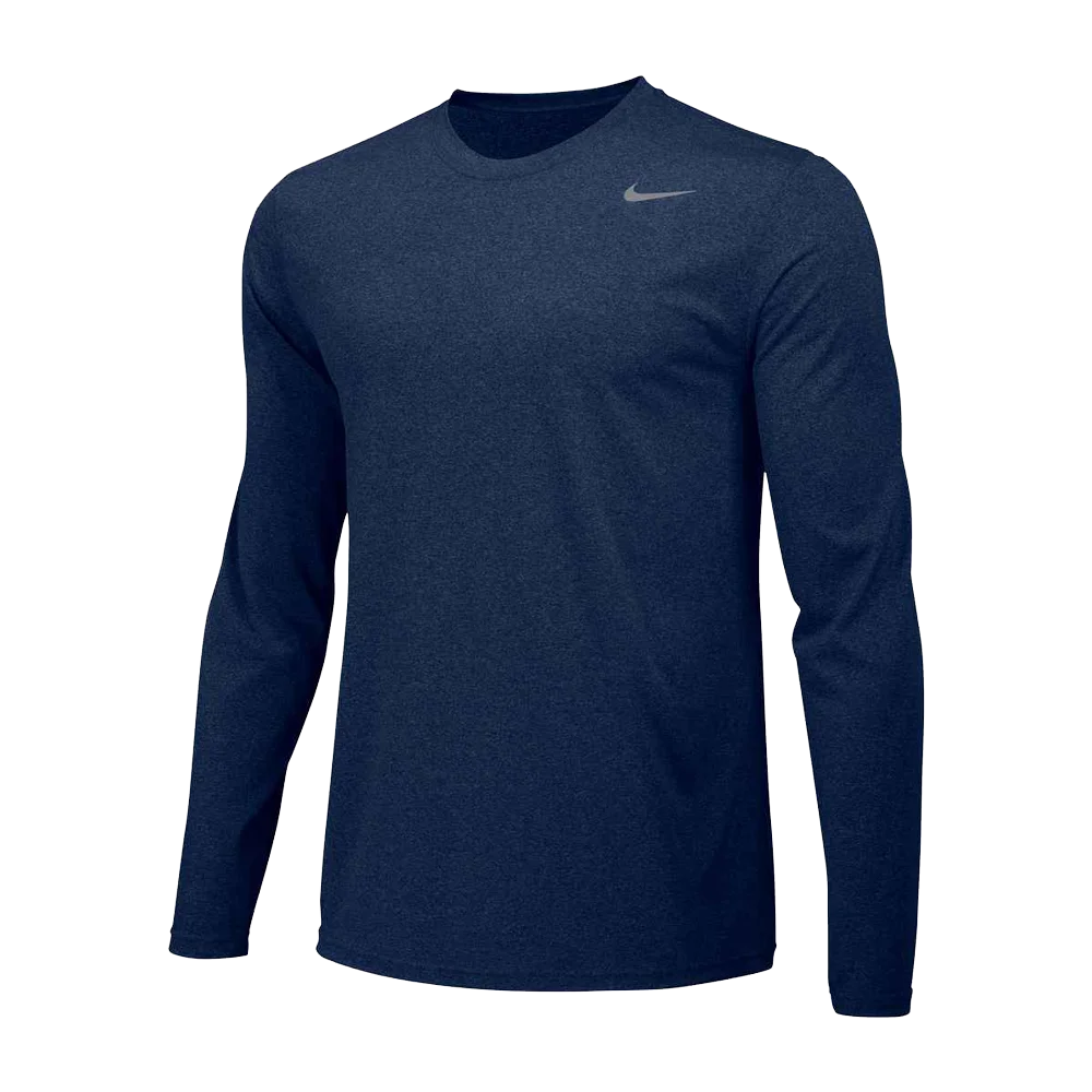 Nike Men's Team Legend Long Sleeve Crew Navy color