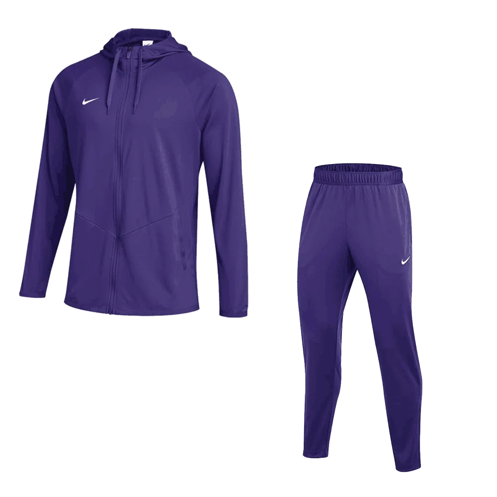 Nike Men's Team  Relentless Set - Jacket and Pants purple  color 