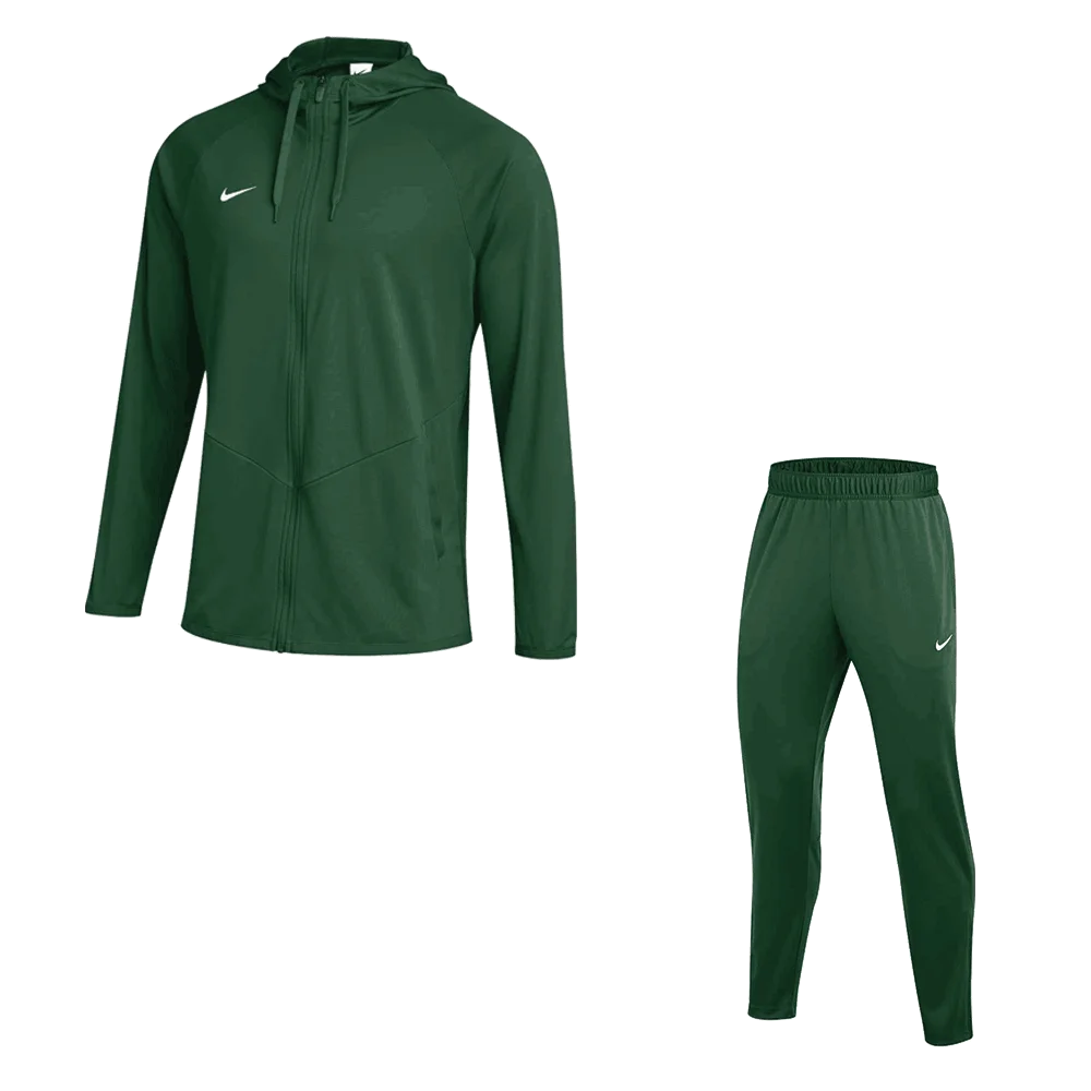 Nike Men's Team  Relentless Set - Jacket and Pants green  color 