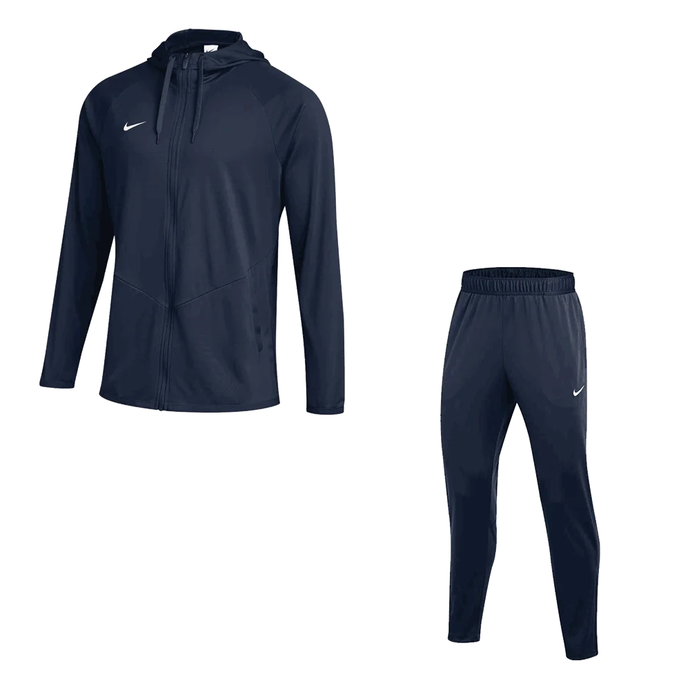 Nike Men's Team  Relentless Set - Jacket and Pants navy color 