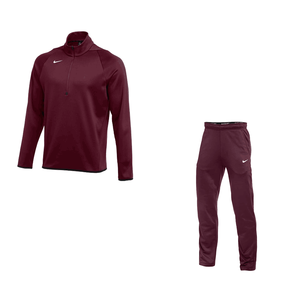 Tm Dark Maroon/White