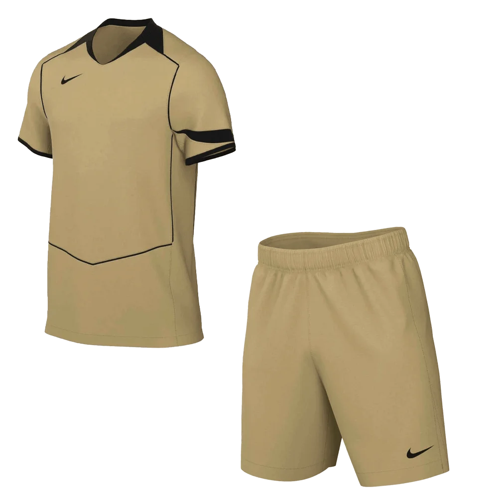 Nike Men's Total 90 Dri-FIT Soccer Jersey and Shorts Khaki color