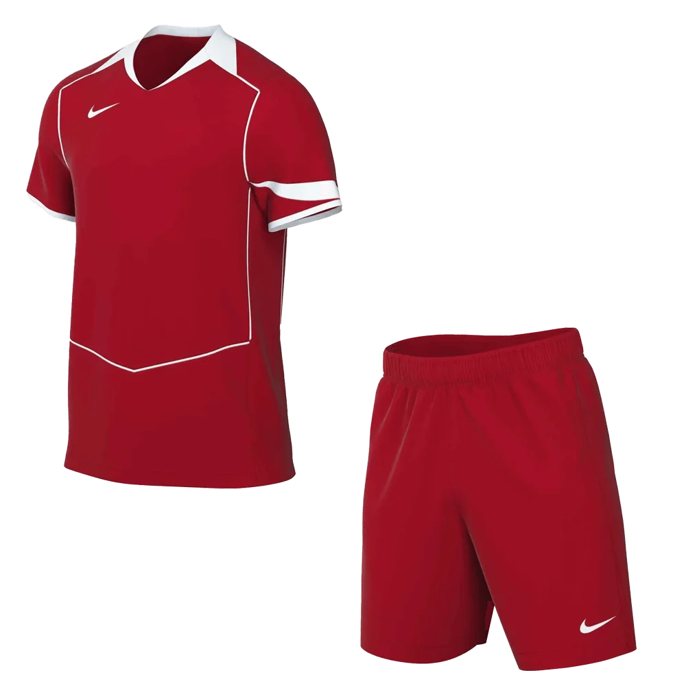 Nike Men's Total 90 Dri-FIT Soccer Jersey and Shorts Red color