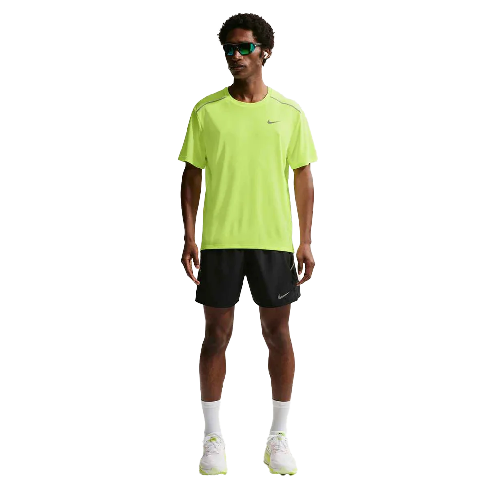Nike Miler Men's Dri-FIT Short-Sleeve Running Top Green color