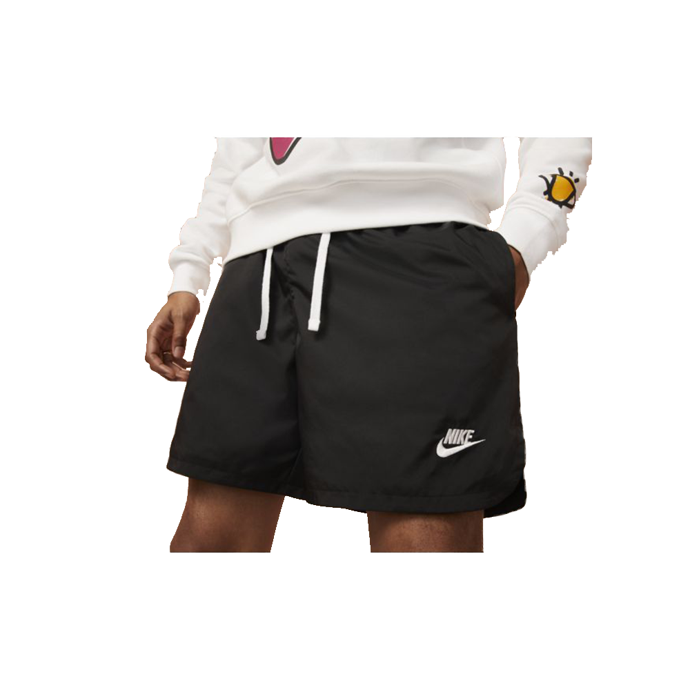 Black nike woven shorts online