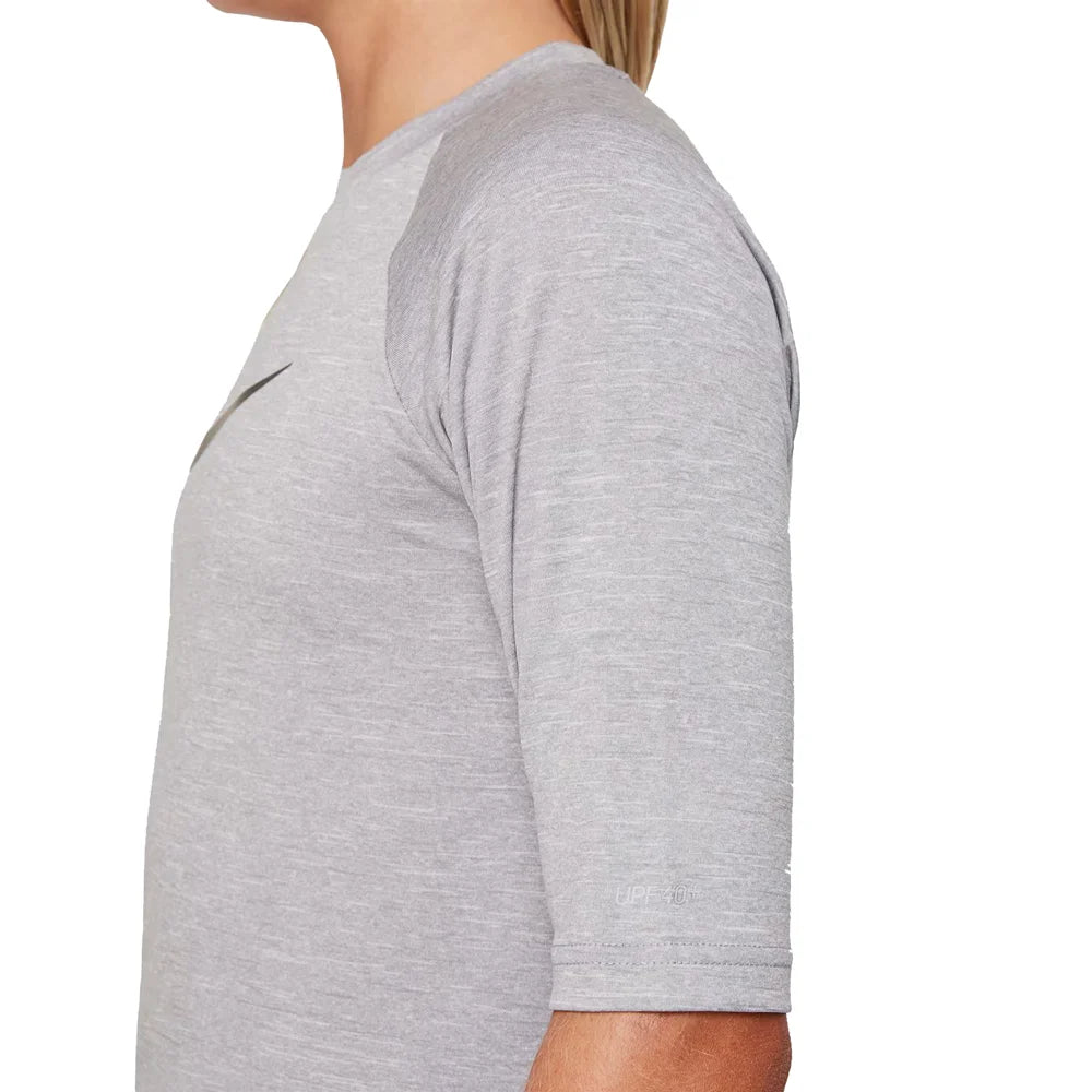 Nike Swim Boys Hydroguard Essential Big Kids Dri-FIT UV Short Sleeve Top