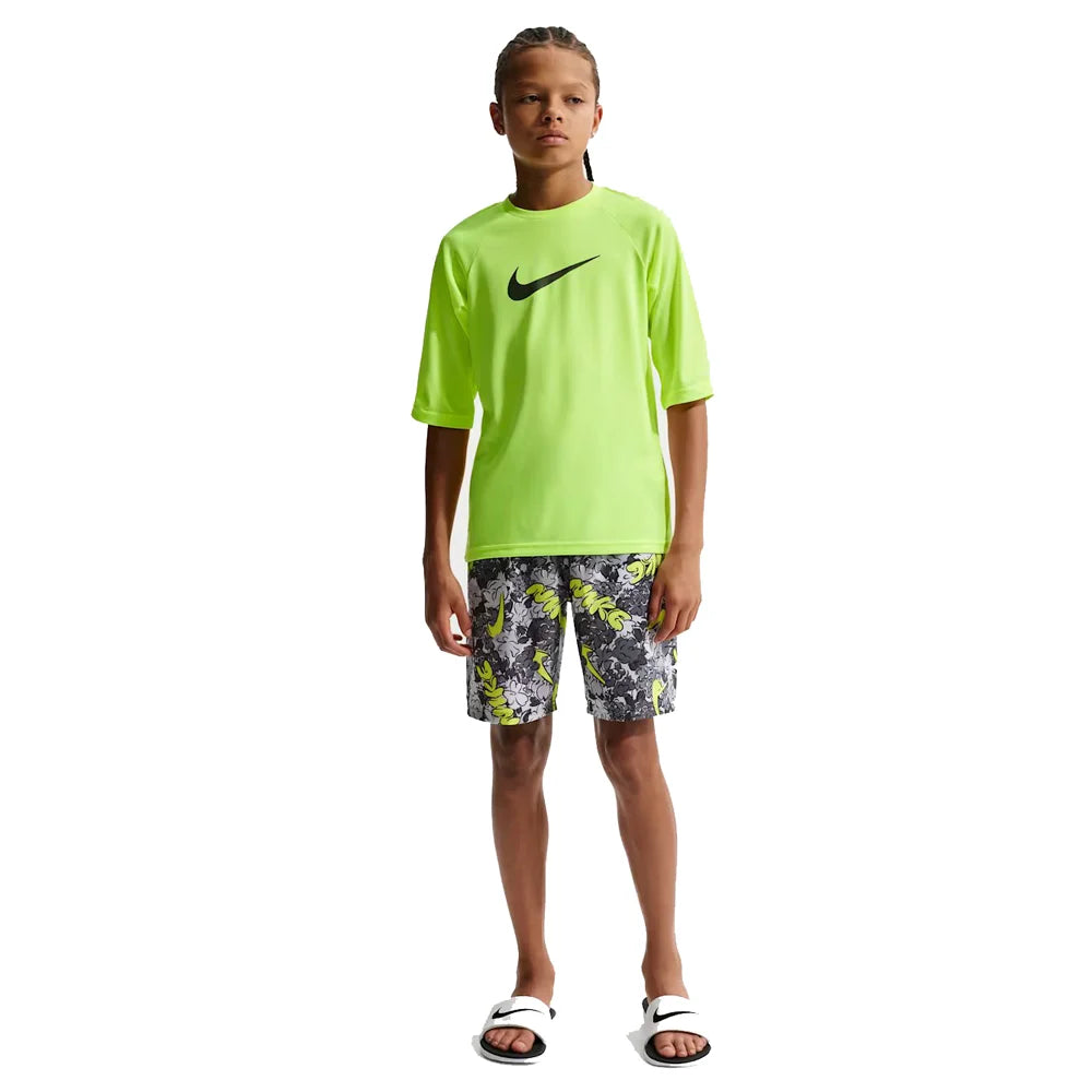 Nike Swim Boys Hydroguard Essential Big Kids Dri-FIT UV Short Sleeve Top
