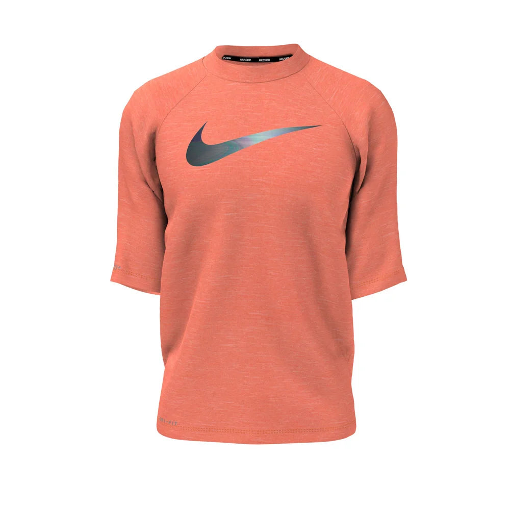 Nike Swim Boys Hydroguard Essential Big Kids Dri-FIT UV Short Sleeve Top
