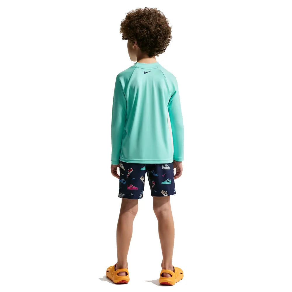 Nike Swim Boys Set Little Kids Long Sleeve Top & Short Set