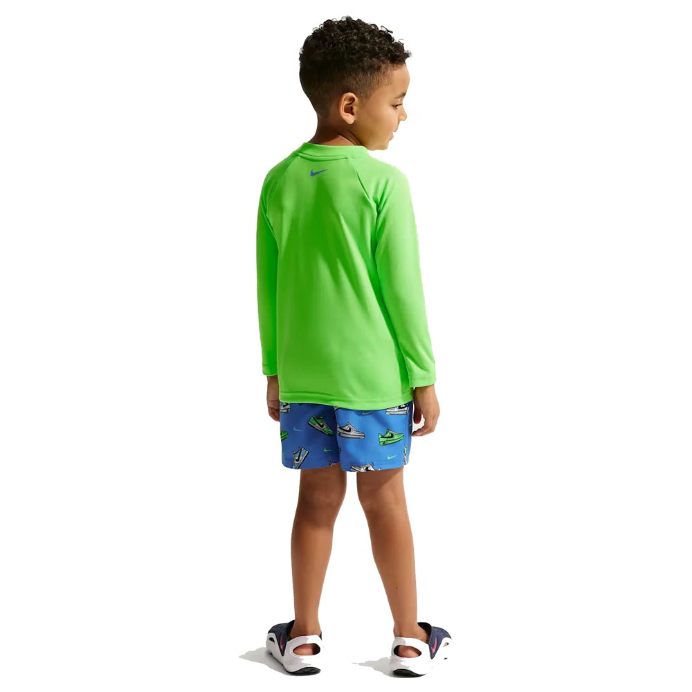 Nike Swim Boys Set Little Kids Long Sleeve Top & Short Set
