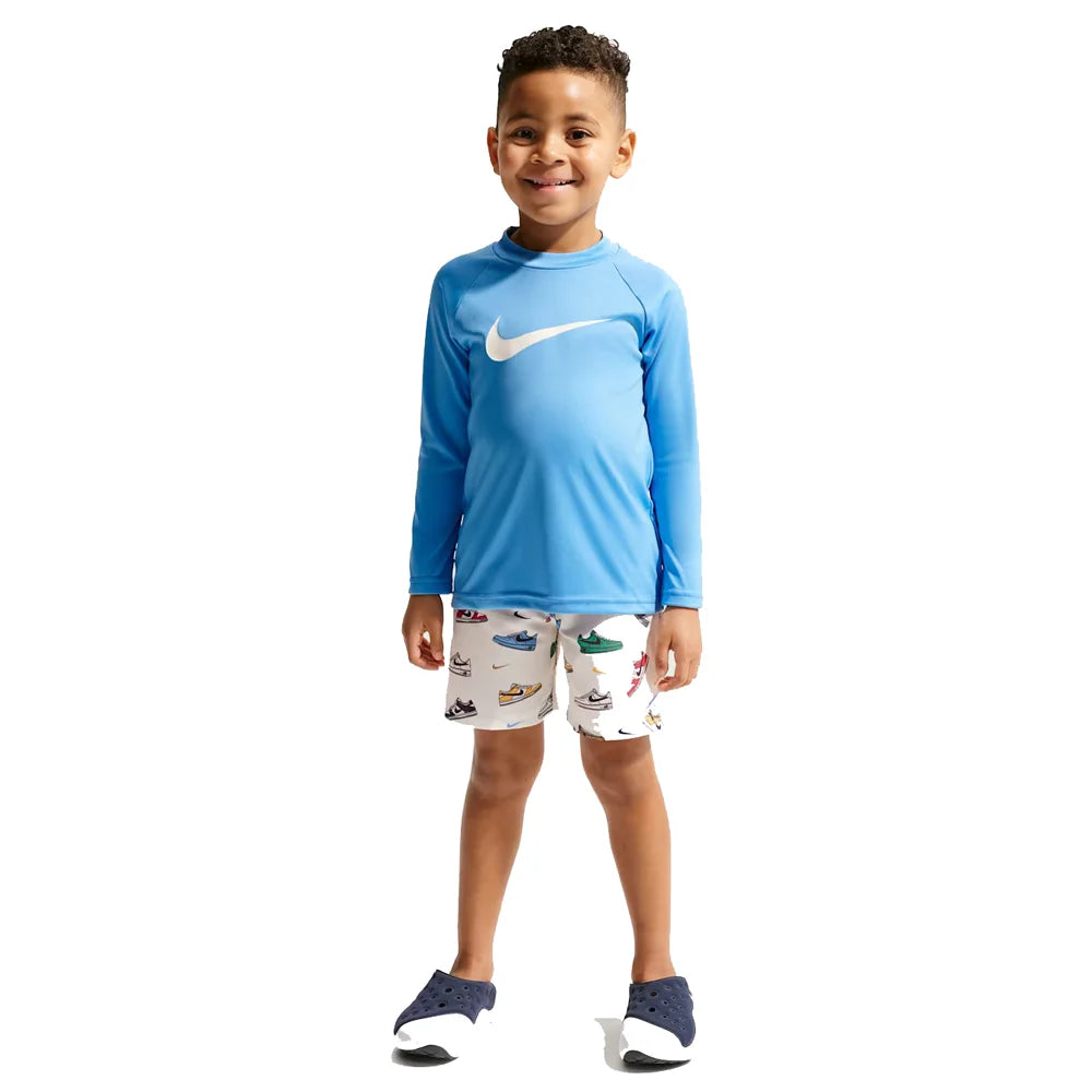Nike Swim Boys Set Little Kids Long Sleeve Top & Short Set