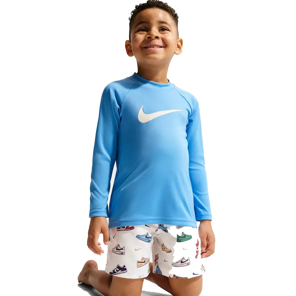 Nike Swim Boys Set Little Kids Long Sleeve Top & Short Set