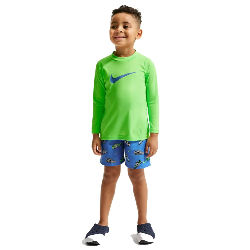 Nike Swim Boys Set Little Kids Long Sleeve Top & Short Set