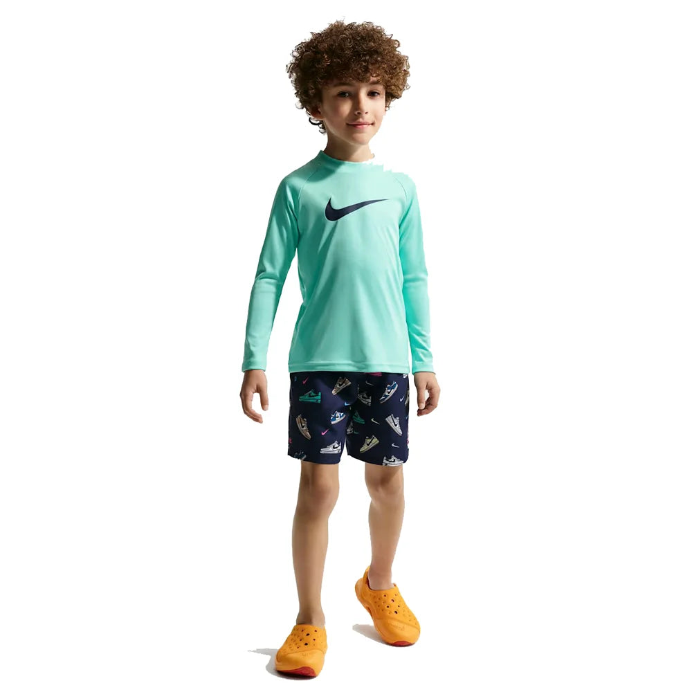 Nike Swim Boys Set Little Kids Long Sleeve Top & Short Set