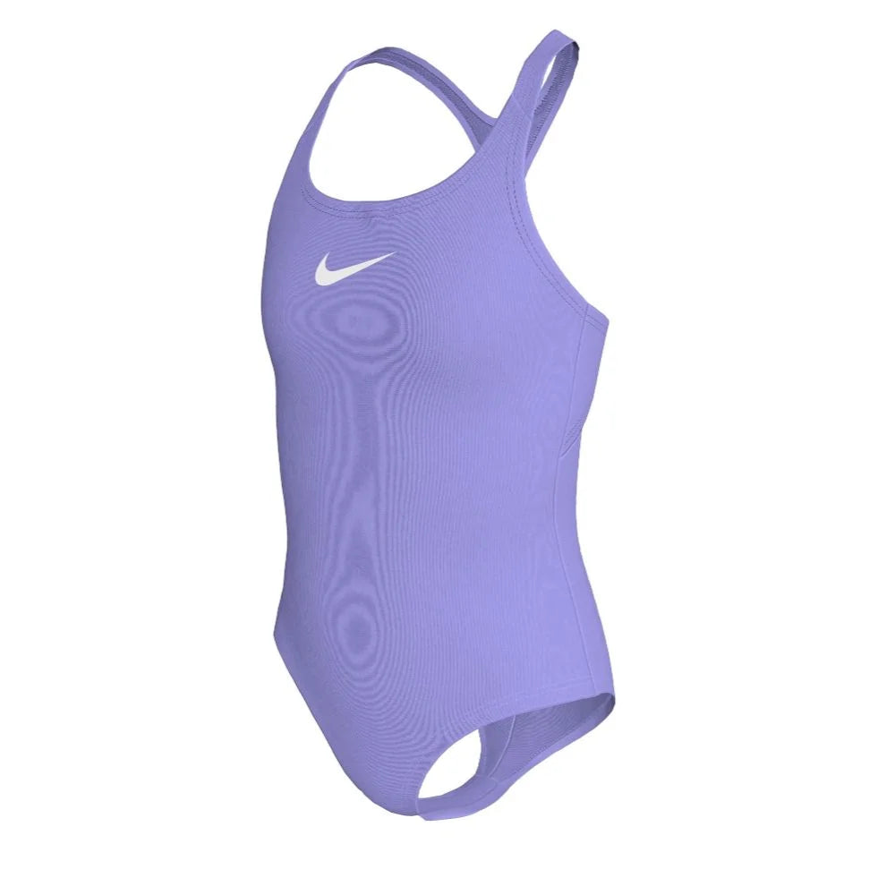 Nike Swim Girls Effortless Essential Big Kids Racerback One Piece purple
