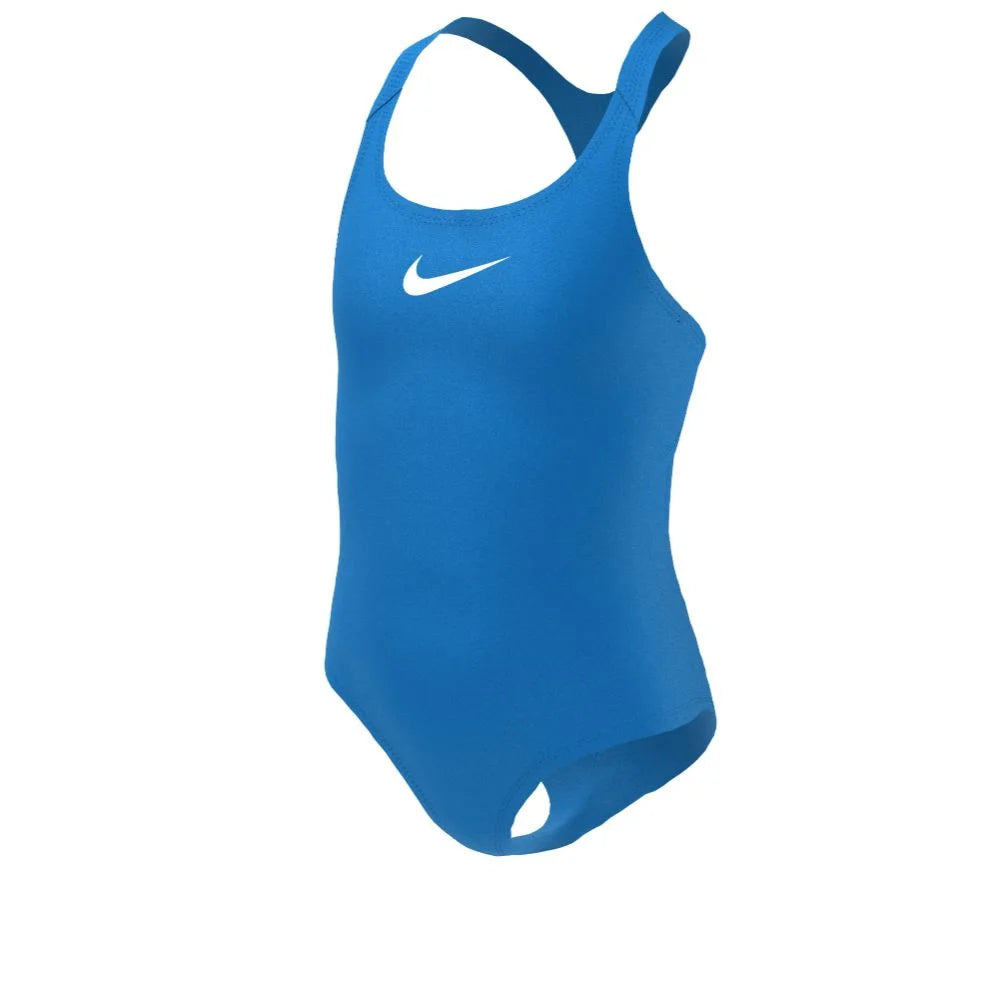 Nike Swim Girls Effortless Essential Big Kids Racerback One Piece Blue Color