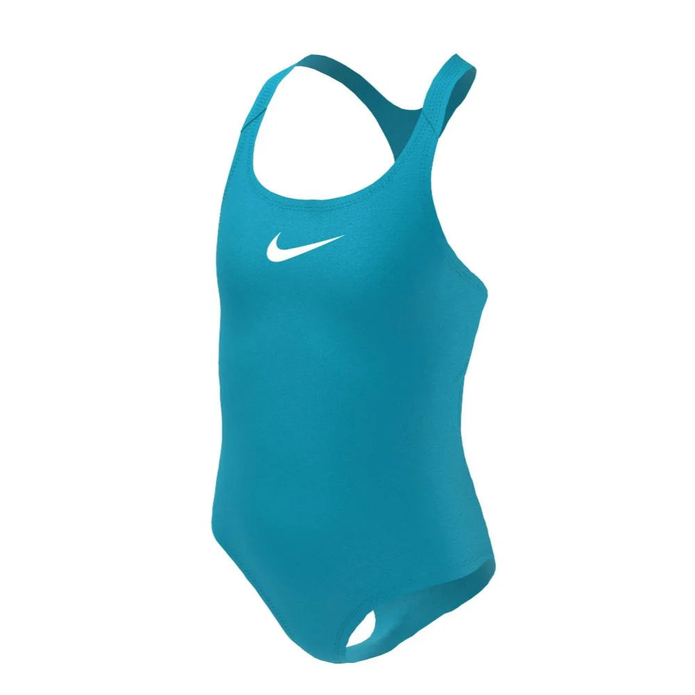 Nike Swim Girls Effortless Essential Big Kids Racerback One Piece blue.
