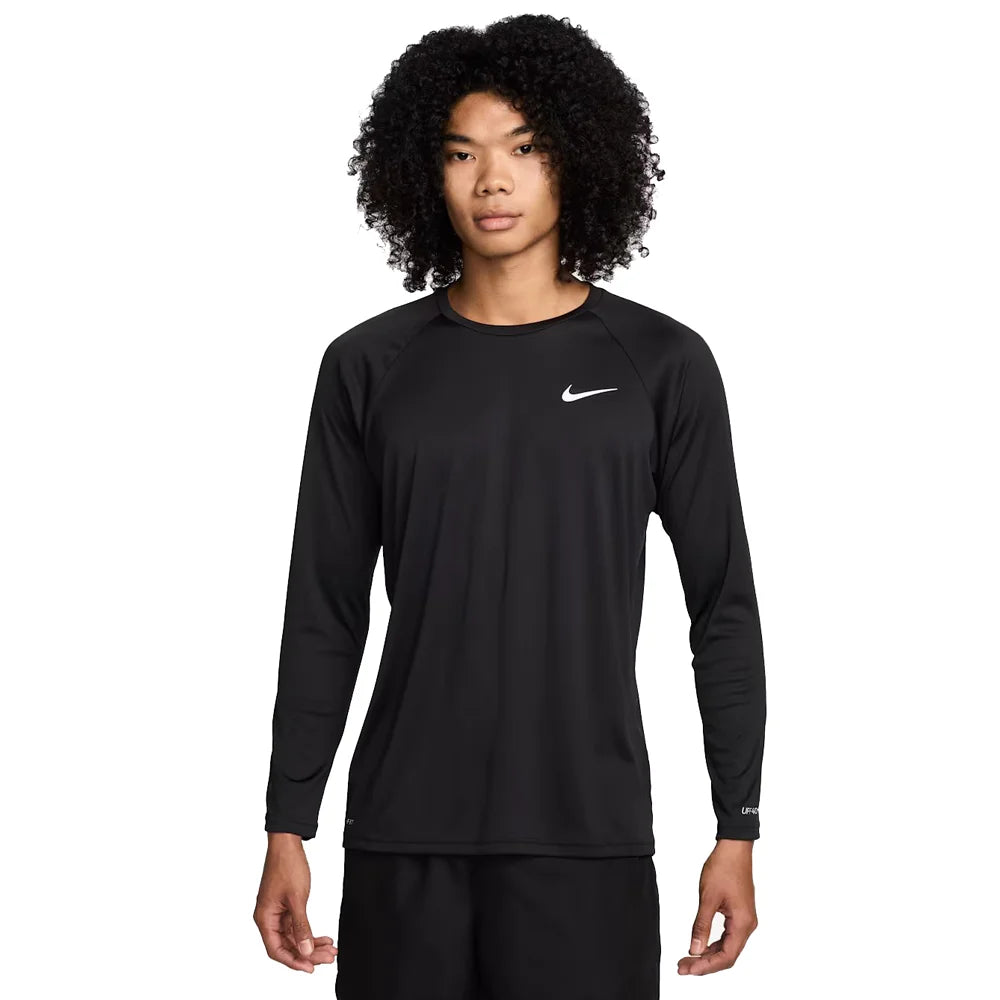 Nike Swim Men's Hydroguard Essential Dri-FIT UV Long Sleeve Top