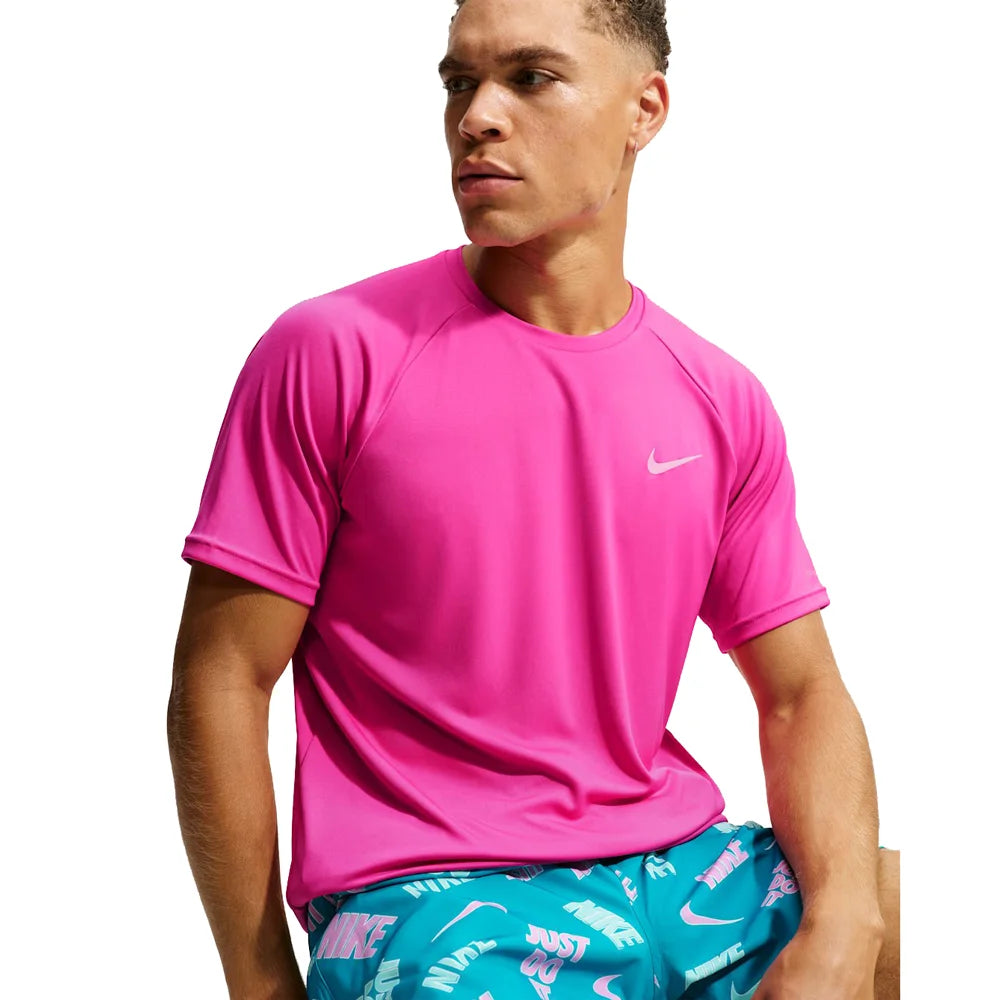 Nike Swim Men's Hydroguard Essential Dri-FIT UV Short Sleeve Top
