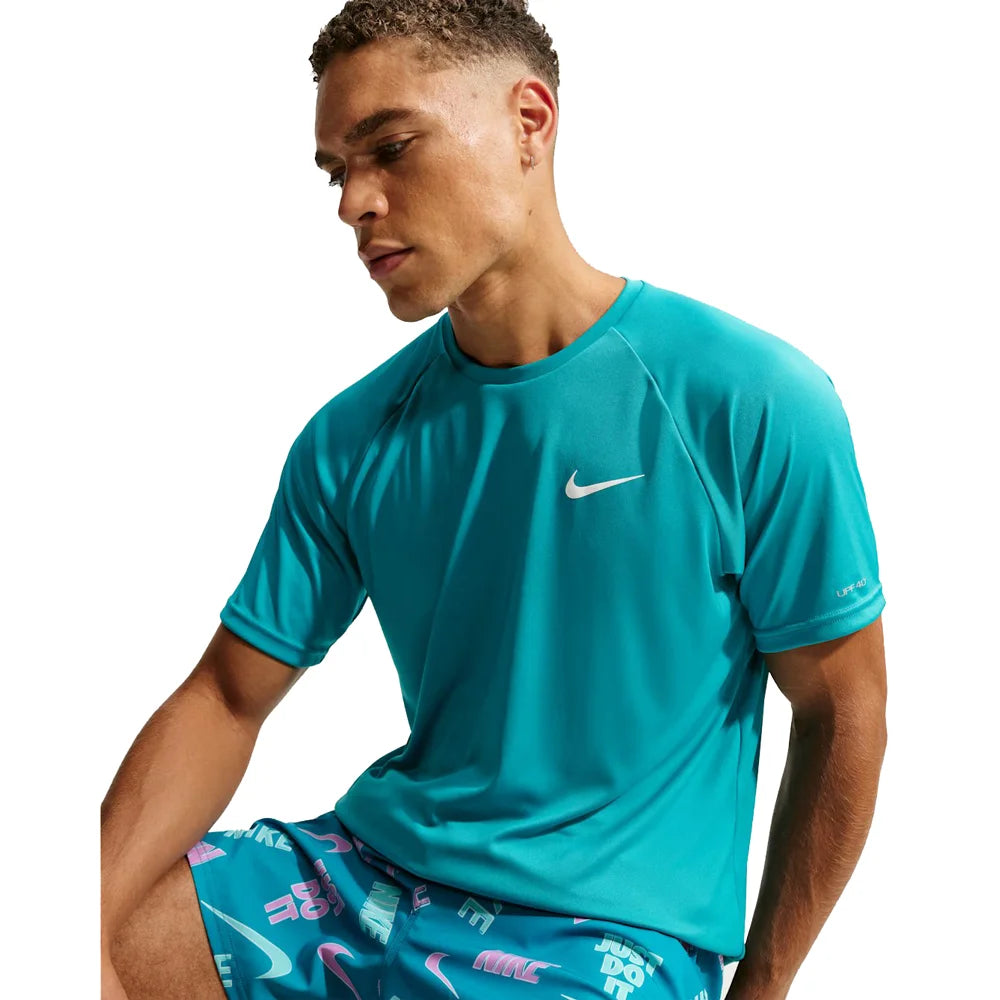 Nike Swim Men's Hydroguard Essential Dri-FIT UV Short Sleeve Top