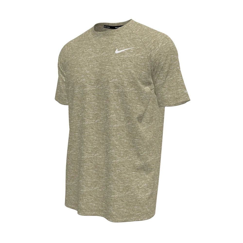 Nike Swim Men's Hydroguard Essential Men's Dri-FIT UV Short Sleeve Top Brown