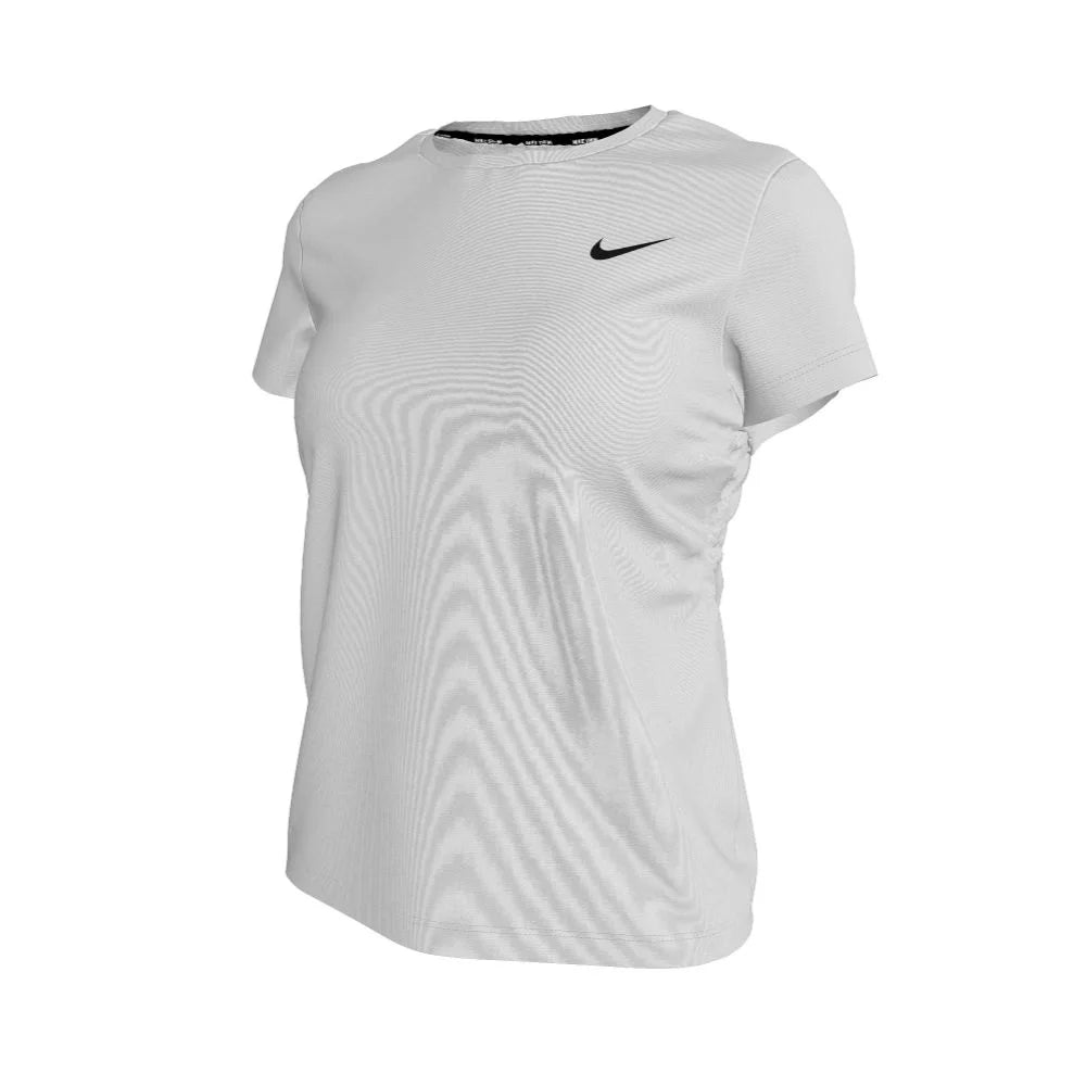 Nike Swim Women's Hydroguard Dri-FIT UV Short Sleeve Top White