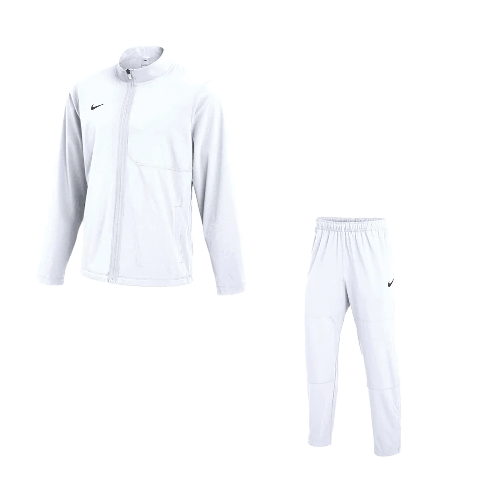 Nike Team Dry Woven Set - Jacket and Pants white color