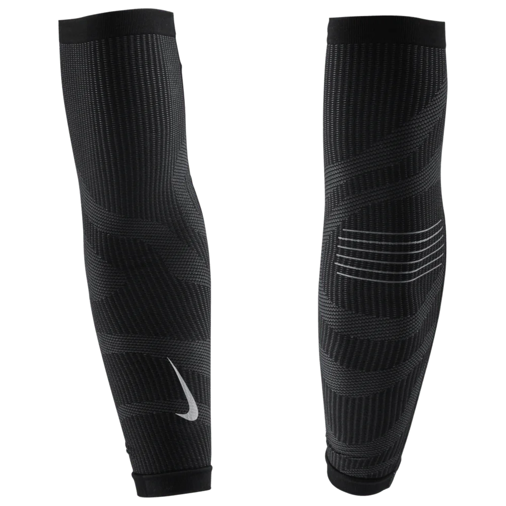 Nike Unisex Zoned Knit Arm Sleeves Pair Black color