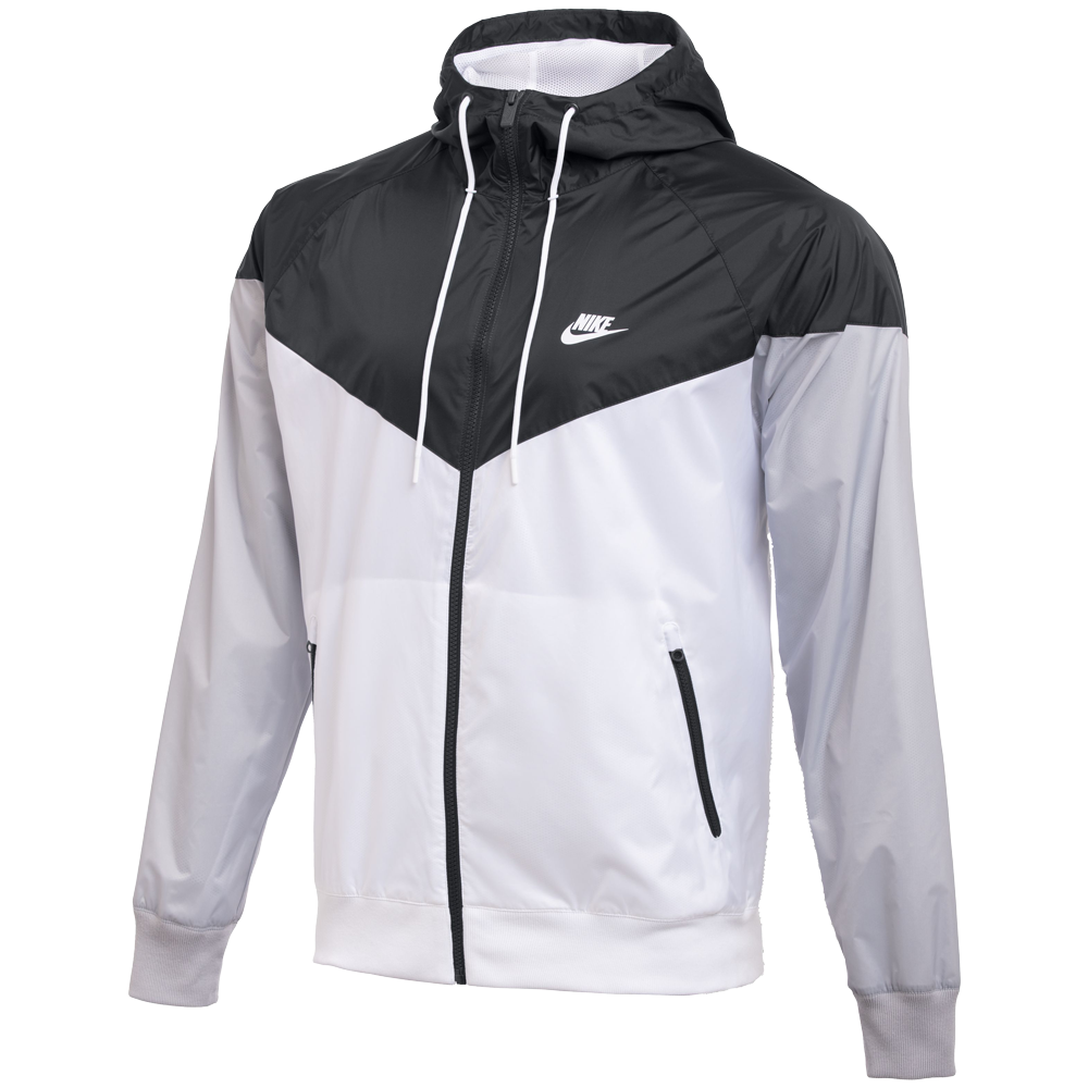 Black and white nike windrunner sales