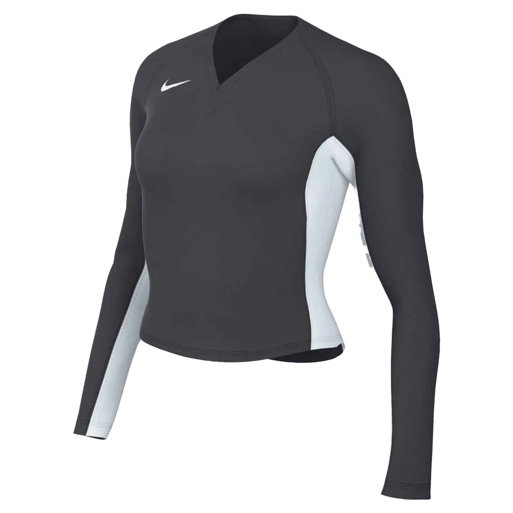 Nike Women's Ace  Long-Sleeve Volleyball Jersey Grey color