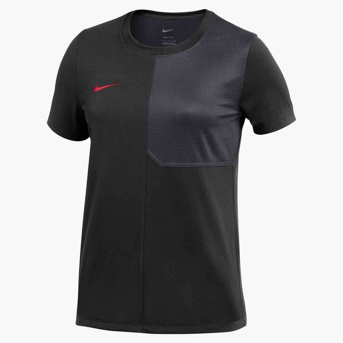 Nike Women's Dri-FIT Short-Sleeve UV Coach Top (Stock) Black color