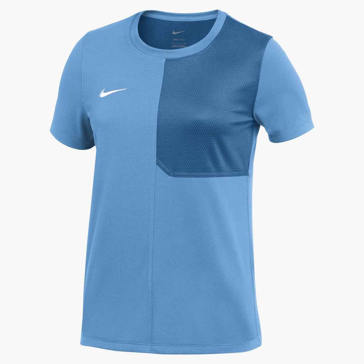 Nike Women's Dri-FIT Short-Sleeve UV Coach Top (Stock) Blue color