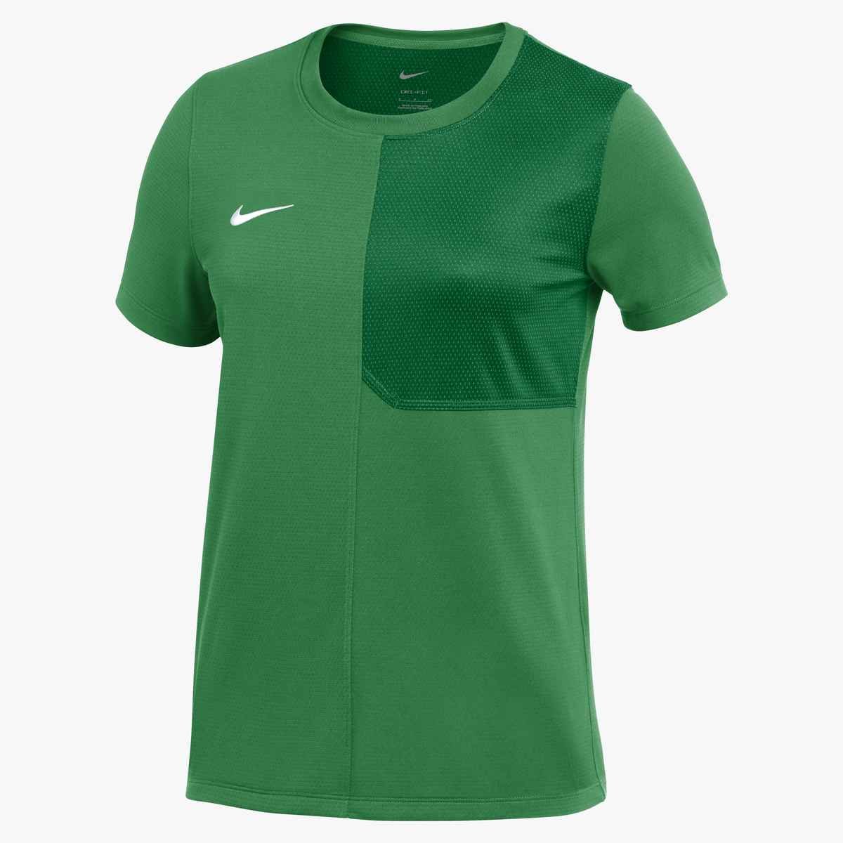 Nike Women's Dri-FIT Short-Sleeve UV Coach Top (Stock) Green Color