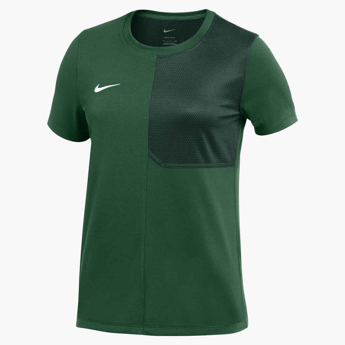 Nike Women's Dri-FIT Short-Sleeve UV Coach Top (Stock) Green color