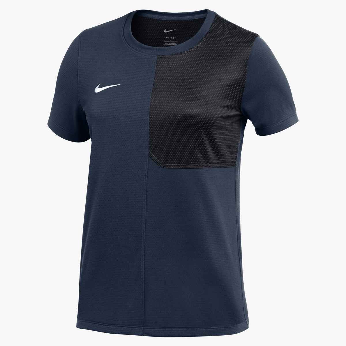 Nike Women's Dri-FIT Short-Sleeve UV Coach Top (Stock) Navy color