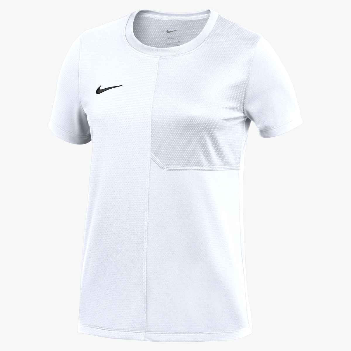 Nike Women's Dri-FIT Short-Sleeve UV Coach Top (Stock) White color