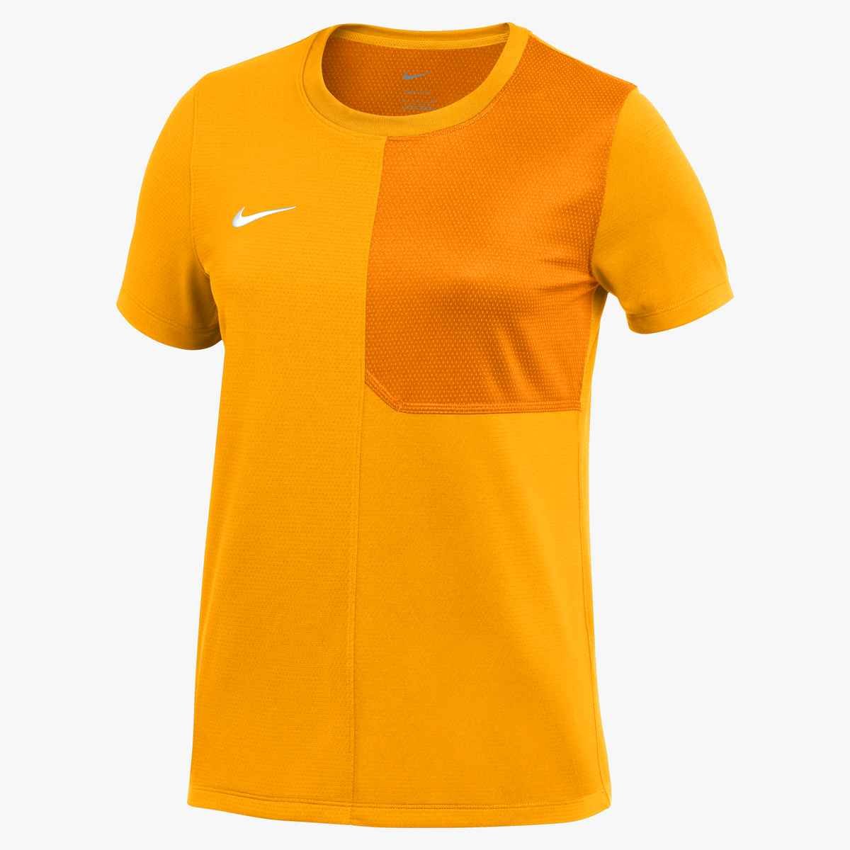Nike Women's Dri-FIT Short-Sleeve UV Coach Top (Stock) Yellow color