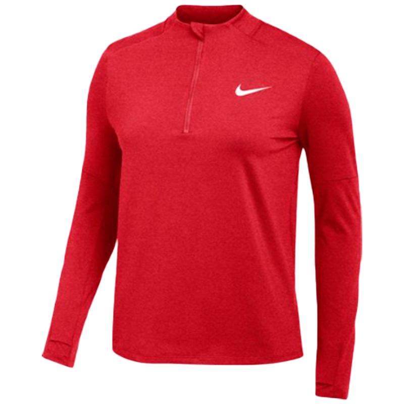 red nike half zip women's